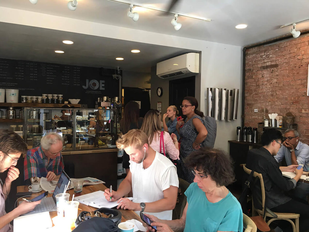 ここがニューヨークの日常！ラフだからこそ毎日通えるコーヒーショップ、ジョーコーヒー（Joe Coffee Company） - ほぼタダ美術館の日, コーヒー, グリニッチヴィレッジ, カフェ, ウエストヴィレッジ
