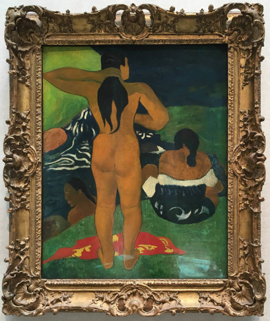 「Tahitian Women Bathing（1892年）」タヒチの女性の入浴