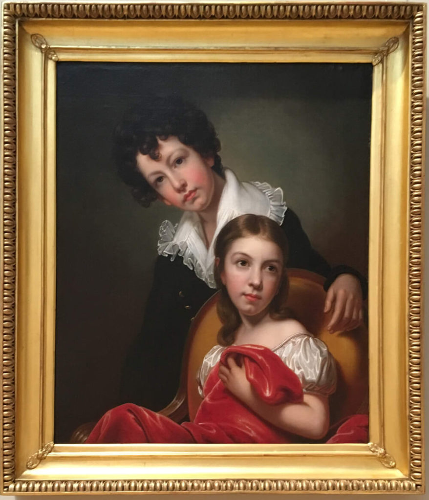 「Michael Angelo and Emma Clara Peale（1826年）」ミケランジェロとエマクララピール