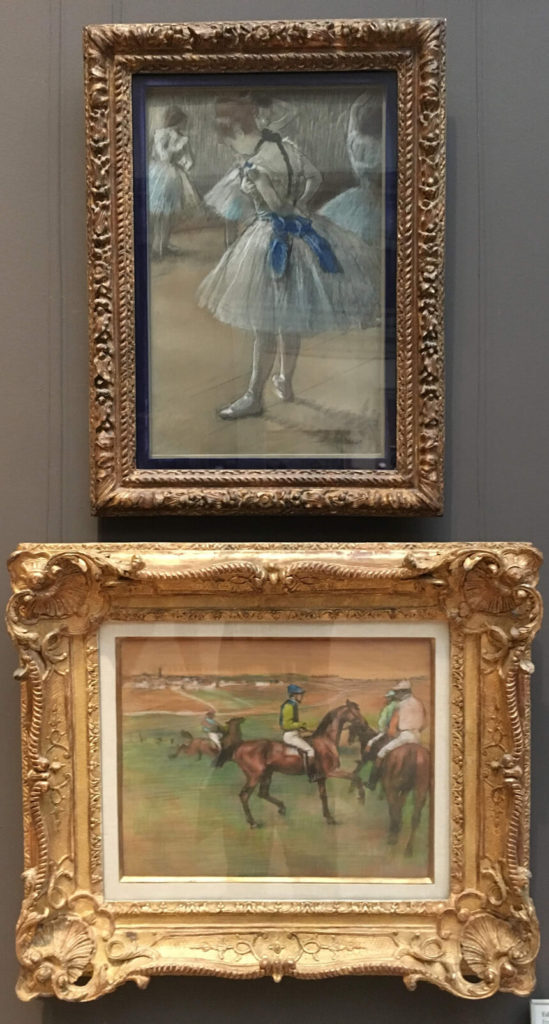 上：「Dancer（1880年）」下：「Race Horses（1888年）」