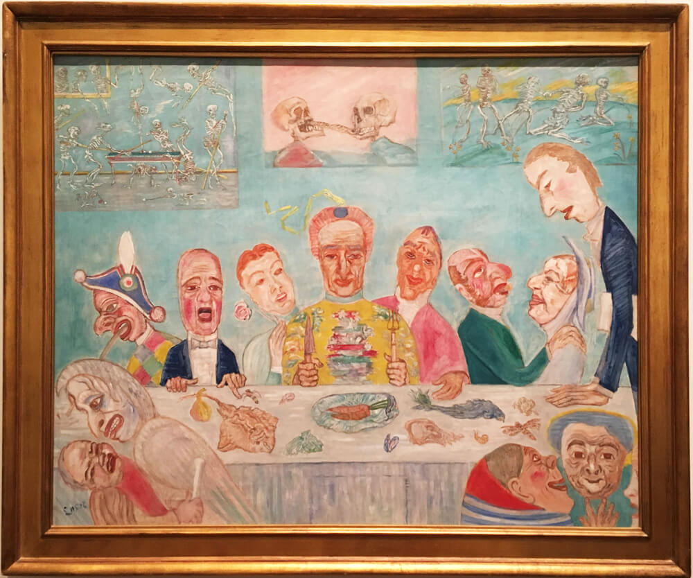 「Comical Repast(Banquet of the Starved)（1918年頃）」飢えた宴会