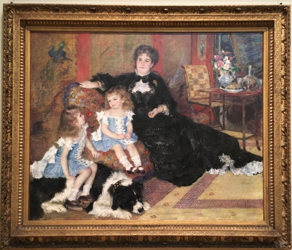 「Madame Georges Charpentier and Paul &Eacute;mile Charles（1875&ndash;1895年）」ジョルジュ・シャルパンティエ夫人と彼女の子供たち