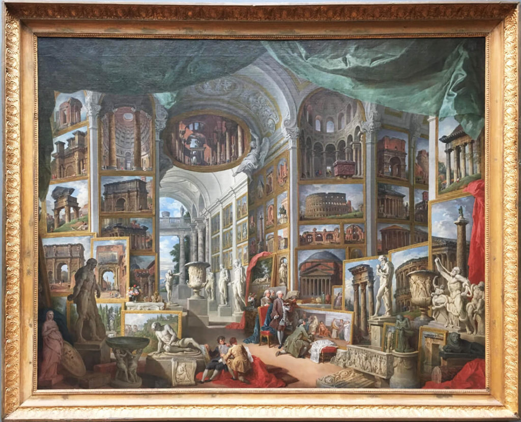 「Ancient-Rome（1757年）古代ローマ」作：ジョバンニ・パオロ・パニーニ