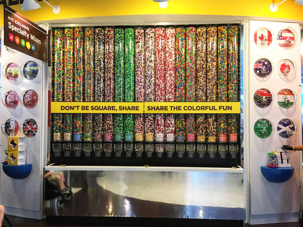 あの超有名なチョコレートの美術館！M&M's ニューヨーク（World Store NYC） - 世界的有名企業, ミッドタウンウェスト, ミッドタウン, デザート, ショップ