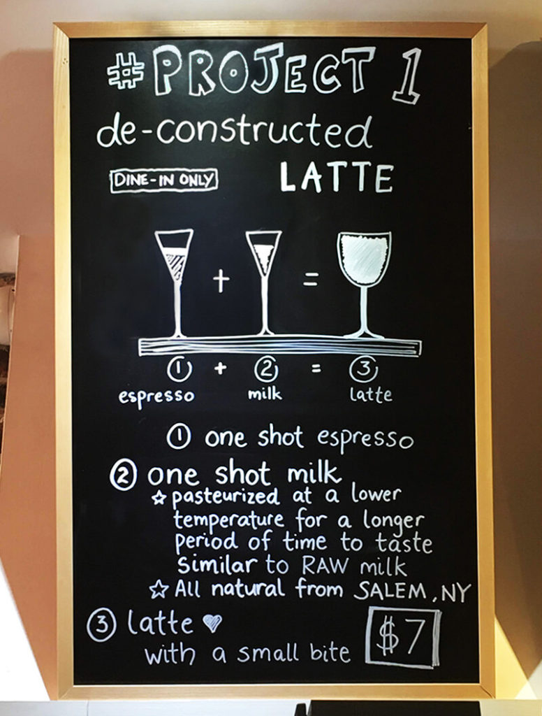 カフェラテが計算され尽くすとこうなるらしい&hellip;コーヒー・プロジェクト（Coffee Project NY） - 面白い, モーニング, ブランチ, コーヒー, カフェ, イーストヴィレッジ